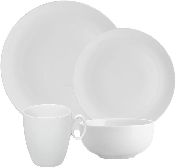 Vista Alegre Broadway White 16-Piece Dinnerware Set