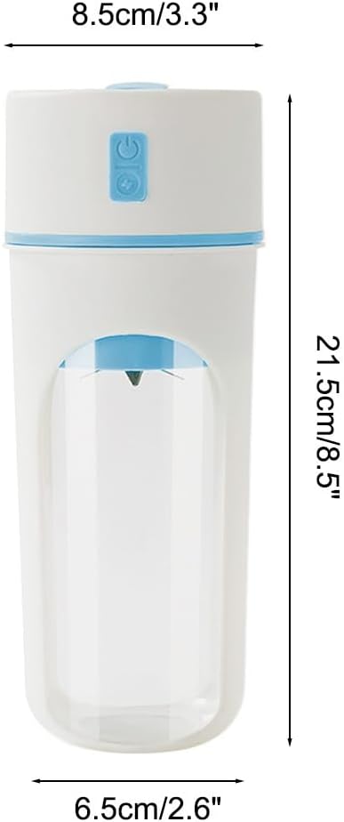Personal Blender 480ml Small Blenders with 6-Blade Surround Blade for Home Sport Office Camping