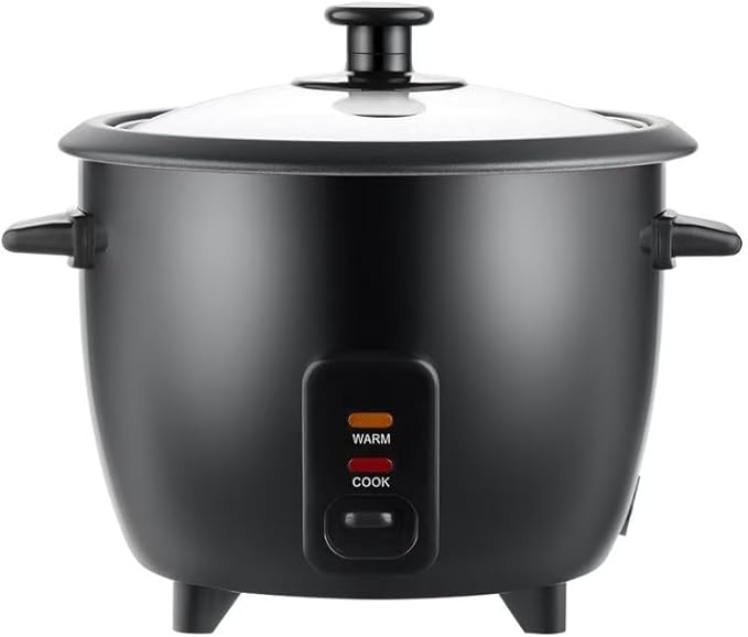 Ciieeo Small Rice Cooker Electric Rice Maker Clear Lid Travel Electric Pot Mini Stew Pot For Homes Camping 2.8l With Us Plug