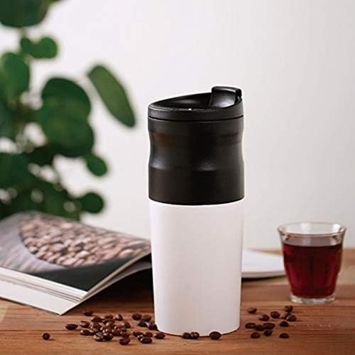 Portable Coffee Maker 3 in 1 Coffee Grinder Electric Coffee Filter Coffee Cup Drip Coffee Machine Coffee Dripper Set for Home (Black) (Black)