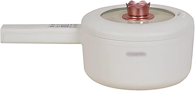 THEGA Small Rice Cooker - Tasty Cooking Pot with Lid (1.6L) Household Multifunctional Mini Rice Cooker/Frying Pan/Wok/Soup Pot Ceramic Non-Stick Inner Pot for 1-2 People (Size : A)