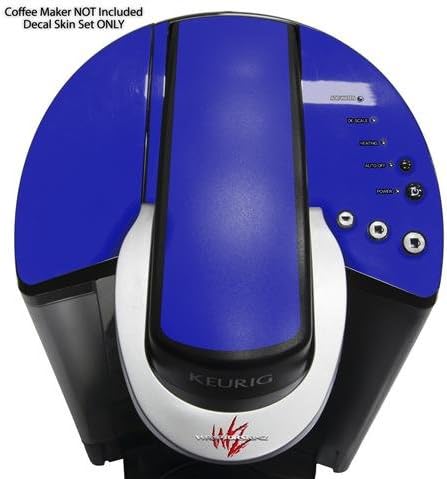 Decal Style Vinyl Skin compatible with Keurig K40 Elite Coffee Makers Solids Collection Royal Blue (COFFEE MAKER NOT INCLUDED)