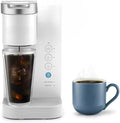 KeurigK K- Express Essentials Plus Iced and Hot Single Serve K Cup Pod Coffee Maker Versatile Brewing (6 8 10oz) 36 oz removable water reservoir (White)