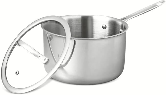 16-Piece Non-Stick Cookware and Utensil Set Multi-Layer Construction Metal-Utensil-Safe Pots and Pans for Everyday Cooking