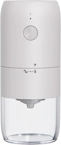 Portable Coffee Machine Electric Coffee Grinder YPE-C USB Charging Electric Recharable Coffee Bean Grinding Blender Coffee Bean Grinding Machinefor Outdoor Travel Picnic(White)