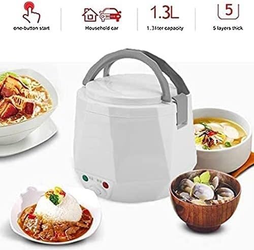 Rice Cooker Mini Rice Cooker Electric Food Steamer Portable Travel Steamer Small All-in-1 Multi Cooker Stainless Waterproof Non-Stick Pot