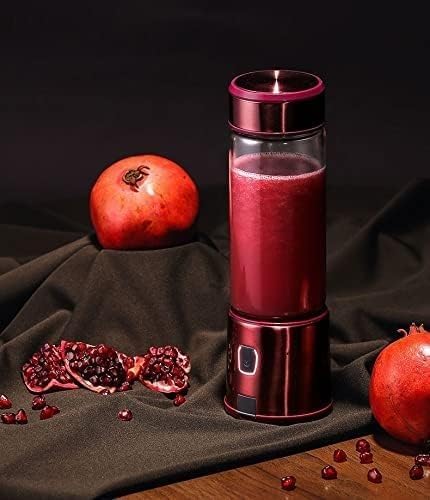 Portable Blender Personal Size Blender Shakes and Smoothies Mini Juicer Cup USB Rechargeable 450ml Glass Mixer Juice Cup