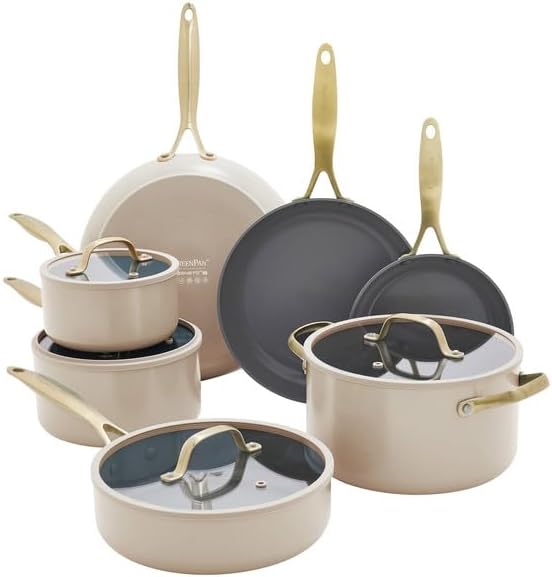 GreenPen Jewel Pro 11-piece Cookware Set (Taupe)