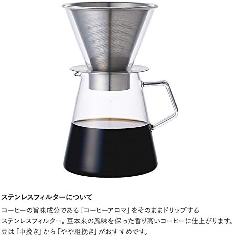 KINTO 21678 CARAT Dripper &amp Pot 24.3 fl oz (720 ml)