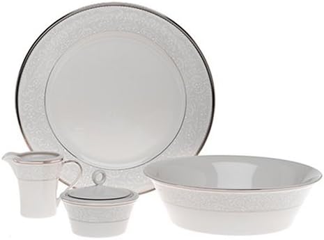 Mikasa Dynasty Platinum 5-Piece Dinnerware Serving Set