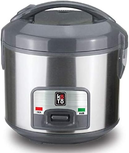 Koto Brand (10 Cup) Electric Rice Cooker Food Steamer Stainless