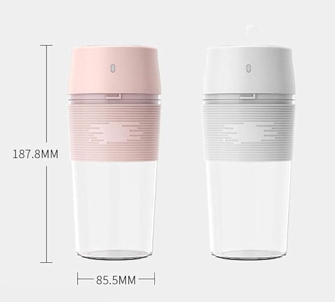 Portable BlenderPersonal Size BlenderUSB Rechargeable and Personal Size Blender ShakesSmoothies Mini Jucier Cup