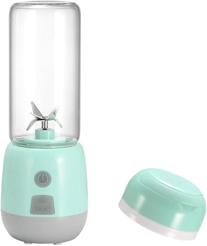 Portable BlenderPersonal Size Blender Juicer CupSmoothies and Shakes BlenderHandheld Fruit MachineBlender Mixer Home (Color : Green)