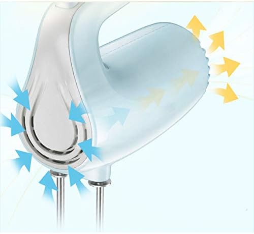 Electric Multifunctional Handheld Food Blender Double Whisk Eggs Mixer Five-Speed Food Processor (A) (A)