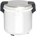 TrueCraftware- 50 Cup Electric Rice Warmer Stainless Steel Hinged Lid and Base- Keep Warm Makes Soups Stews Grains Hot Cereals for Commercial Rice Cooker and Warmer