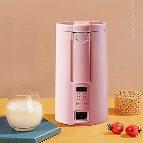 Juicer Electric Soymilk Machine Mini Heatable -Bean Milk Juicer Blender Rice Paste Maker Filter-Free with Steamer Breakfast