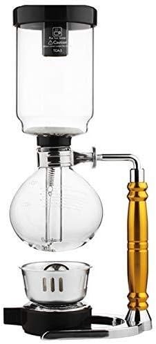 Japanese Style Siphon Coffee Maker Tea Siphon Pot Vacuum Coffeemaker Glass Type Coffee Machine Filter-3 Cups