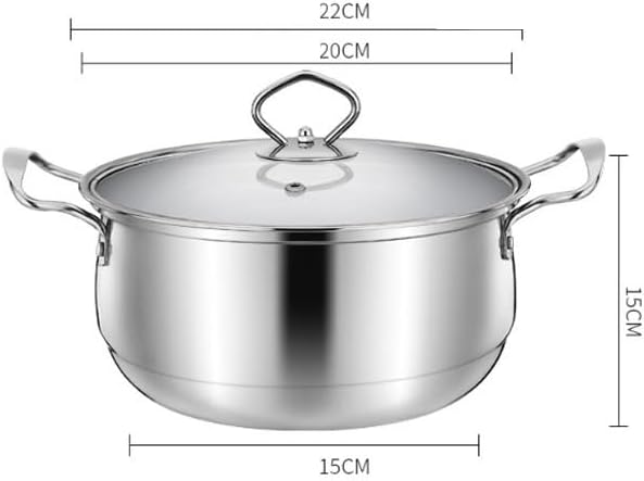 Easy to clean Thick Stainless Steel Composite Bottom Three Piece Cookware Set Kitchen