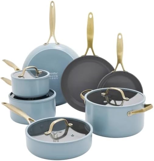 GreenPen Jewel Pro 11-piece Cookware Set (Blue)