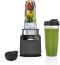 Niinja Nutri Blender Pro with Auto iQ Personal Blender 1100 W Single Server 2 cups 32 oz. Easy Cleanup (model CL 401 A)