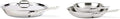 All-Clad D3 3-Ply Stainless Steel Fry Pan with Lid 12 Inch Induction Oven Broil Safe 600F Pots and Pans Cookware &amp D3 Stainless Steel Frying Pan 8 and 10 Inch Cookware Set 2 Silver