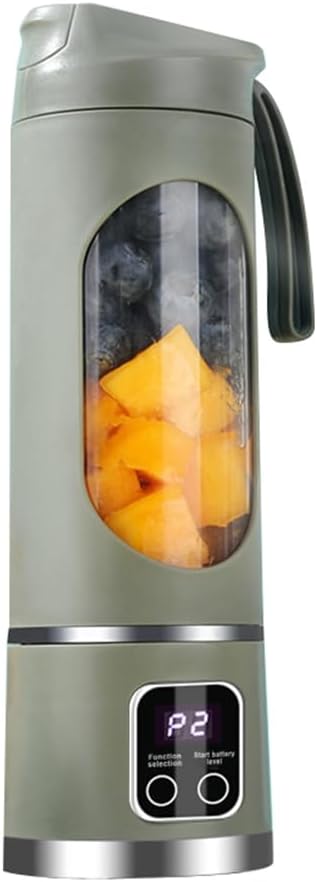 Portable Blender Electric Juicers Fruit Mixers USB Rechargeable Smoothie Mini Blender Personal Juicer 12 Cutter 3Gears B