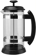 Coffee Maker 304 Stainless Steel Household Hand-Punched Filter Press Pot-Heat Resistant Borosilicate Glasscan Be Used As A Coffee Or Tea Press 34oz (1 Litre)