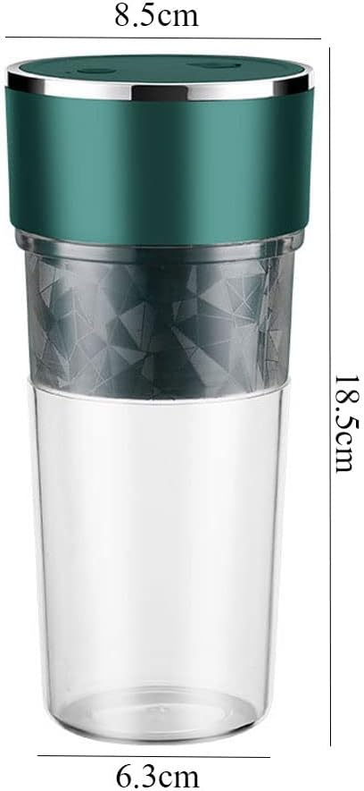 Portable Blender Personal Blender with Rechargeable USB Made with BPA-Free Material Portable Juicer (Color : Pink)