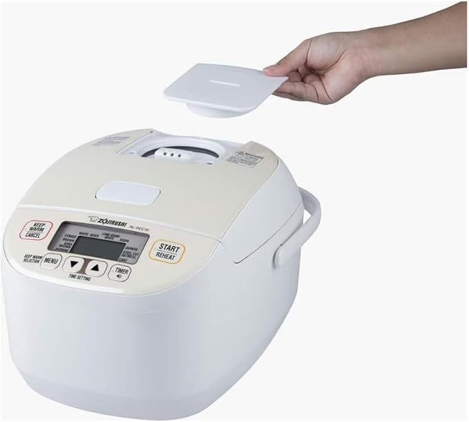 Zojirushi NL-DCC10CP Micom Rice Cooker &amp Warmer 5.5 Cups Pearl Beige