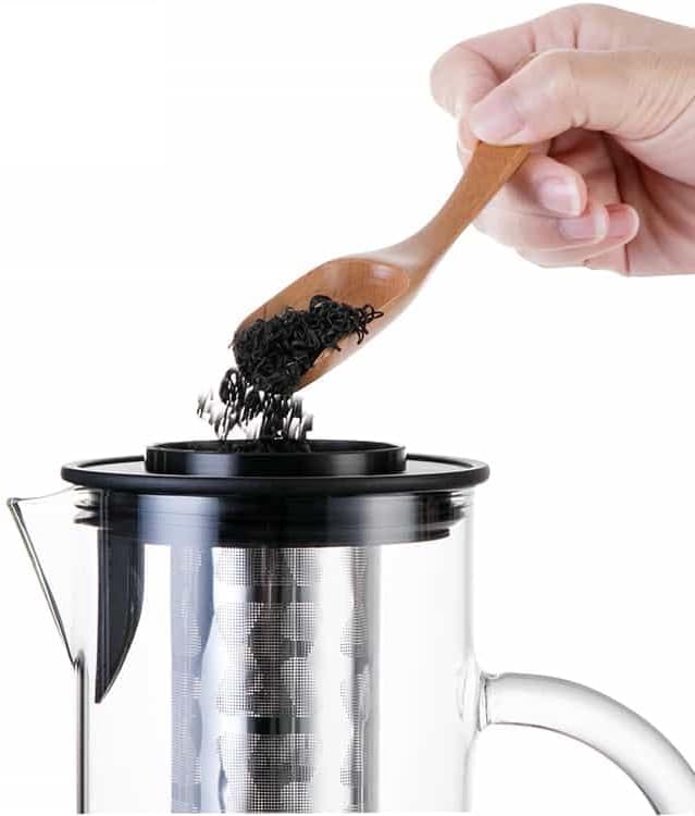 Deluxe Cold Brew Coffee Maker with Removable Stainless Steel Filter (Stainless Steel 44oz/1300ml/1.4QT)