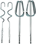 4Pcs Electric Egg Beater Stirring Hook Stainless Steel Handheld Egg Whisk Mixing Stick Kitchen Mixer Accessories