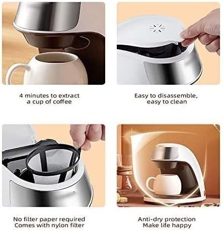 Coffee Machine Home Small Portable Office Rushing Tea Machine Drops With Coffee Cup 20240312
