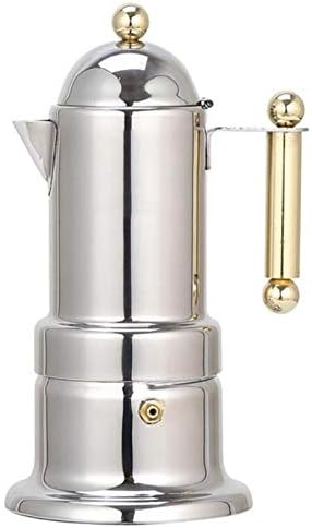 Coffee Machine 200Ml 4 Cups Stainless Steel Coffee Pot Moka Coffee Maker Teapot Filter Automatic Coffee Machine Espresso Machine