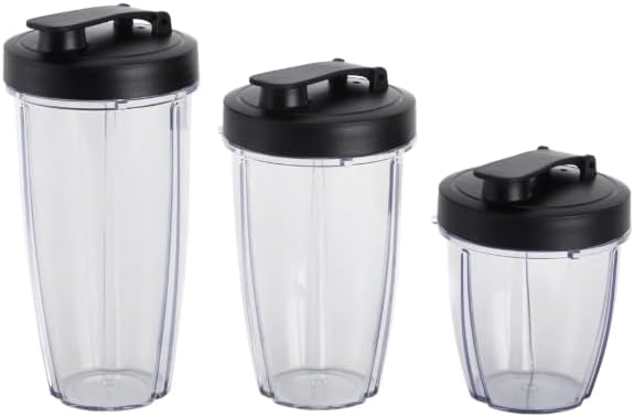 10-Piece Black 300W Blender Set with 3 Jars(10oz/16oz/18oz) Stainless Steel Blade Portable Personal Blender with Lids Safety Lock Dishwasher Safe for Smoothies Shakes Baby Food 2026