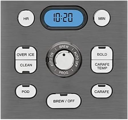 Cuisinart 12-Cup Coffee Maker Single-Serve Brewer Glass Carafe Automatic Hot &amp Iced Coffee Machine Brew Strength Control and Brew Pause SS-16BKS Black Stainless Steel