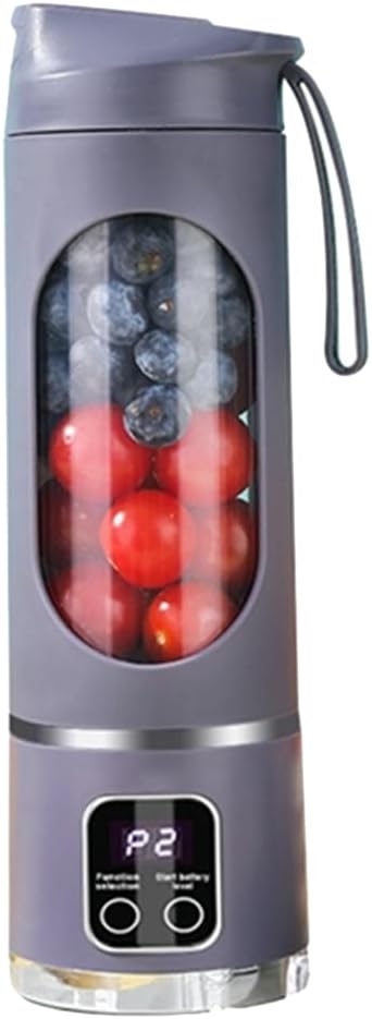 USB Rechargeable Portable Blender 8 Blade Mini Ice Crusher with Digital Display 3 Modes Portable Blender C