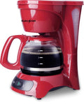 EUROSTAR ECM621R 4-Cup Coffeemaker Red