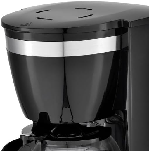 10 Cup Programmable Digital Coffee Maker with Auto Shut-Off Reusable Filter &amp Warming Plate – White Drip Machine for Home or Office (Black.)