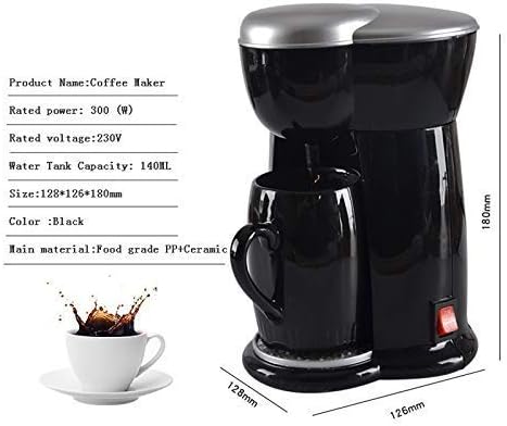 Coffee Machine Mini American Coffee Machine Automatic Drip Coffee Maker Single Cup Coffee Maker for Home and Office