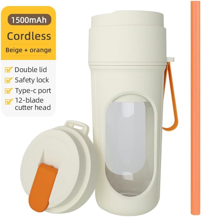 Multifunctional Portable Juicer Cup2 in 1 Sports High Capacity Fruit and Vegetable Cup Outdoor Juicer Juicer CupFruit and Vegetable