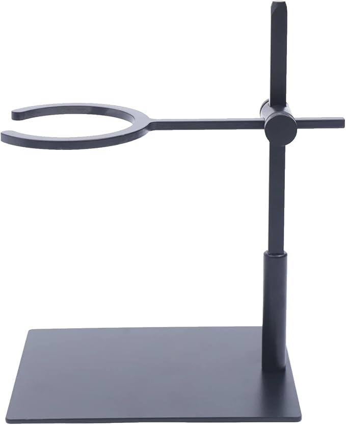 Pour over Stand Coffee Station Aluminum Height Stand Pour-Over Dripper Rack with Non-slip Silicone Pad For Coffee Connoisseurs