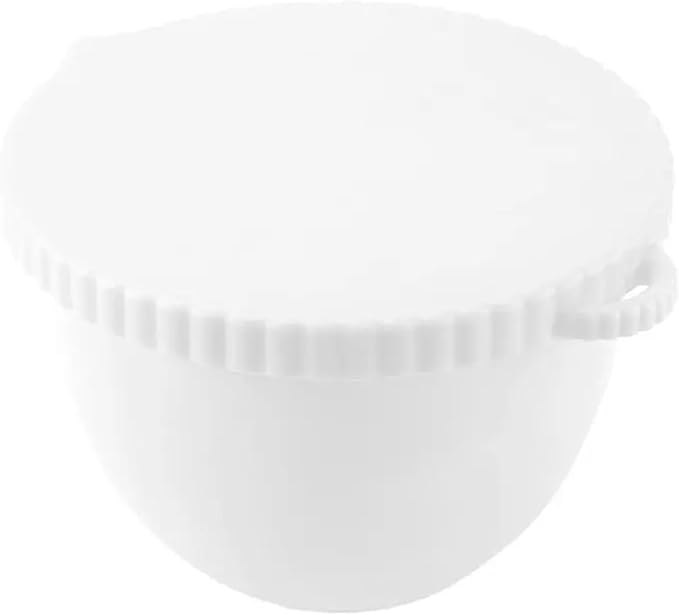 B50C Mixaid Silicone Liners With Lid Compatible For Kitchenaid Tilt-Head 5 Qt Mixers - Mixer Attachments Accessories(White)