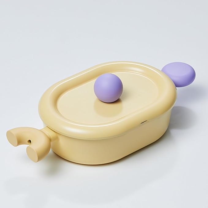 Neoflam Better Finger Cookware Set - Mint and Yellow 4-Piece Ceramic Coating Kitchen Pots
