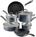 For A1 Series 10-Piece Aluminum Nonstick Cookware Set in Graphite