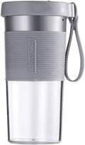 Portable Blender Personal Mini Juice Blender USB Rchargeable Juicer Cup Blender Home/Office/Outdoors (Color : Gray)