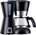 Coffee Machine Coffee Machine Filter Coffee Machine0.65L Capacity Coffee Maker Producing Up to 6 CupsAnti-Drip System Permanent Reusable FilterBlackCompatible with Espresso C