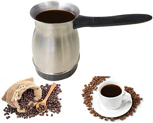 600W 220V Coffee Machine Steel Turkish Coffee Maker Electrical Coffee Pot Coffee Kettle for Home Office UK Plug Interesting