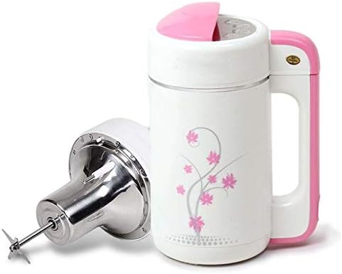 Household Mini Soybean Milk Machine Automation Soymilk Maker Jam Milk Shake Porridge Machine Grain Grinding Juicer(Black)