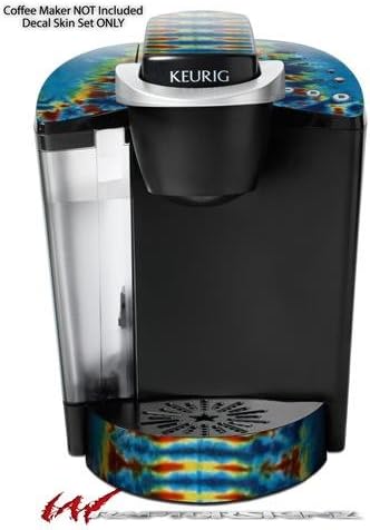 Decal Style Vinyl Skin compatible with Keurig K40 Elite Coffee Makers Tie Dye Spine 106 (COFFEE MAKER NOT INCLUDED)