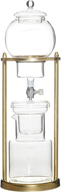 Drip Cold Brew Coffee Maker Set for Home Restaurant Office 20.2oz Manual Drip Coffee Brewer Carafe with Adjustable Water Flow Fits Most Coffee Pots
